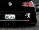 Adorable Devil Bumper Car Sticker