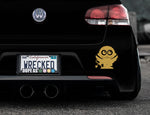 Adorable Cupid Bumper Car Sticker