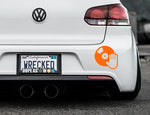 DJ Music Bumper Car Sticker