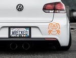 Funny Cartoon Insect Bumper Car Sticker