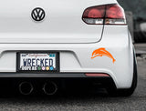 Dolphin Bumper Car Sticker