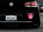 Adorable Elephant Bumper Car Sticker