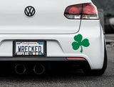 Irish Shamrock Bumper Car Sticker