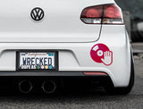 DJ Music Bumper Car Sticker