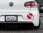 DJ Music Bumper Car Sticker