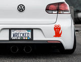 Adorable Alligator Bumper Car Sticker