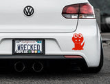 Adorable Crocodile Bumper Car Sticker