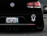 Adorable Hawk Bumper Car Sticker