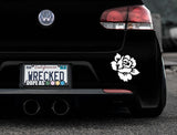 English Rose Bumper Car Sticker