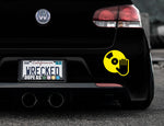 DJ Music Bumper Car Sticker