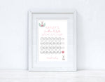 Personalised Name Countdown To Easter Spring A4 Weight Loss Diet Slimming Chart Tracker Print - st. lb Units - Laminated With Stars