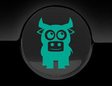 Adorable Bull Fuel Cap Car Sticker