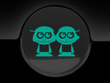 Adorable Boys Fuel Cap Car Sticker