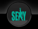 Sexy Nurse Fuel Cap Cover Car Sticker
