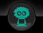 Adorable Kid Fuel Cap Car Sticker