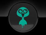 Adorable Flamingo Fuel Cap Car Sticker