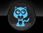 Adorable Panther Fuel Cap Car Sticker