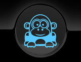 Funny Cartoon Gorilla Fuel Cap Cover Car Sticker
