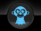 Adorable Monkey Fuel Cap Car Sticker