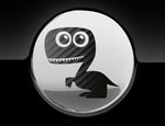 Adorable Dinosaur Fuel Cap Car Sticker