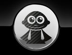 Adorable Superhero Fuel Cap Car Sticker
