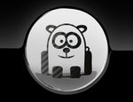Funny Cartoon Panda Fuel Cap Cover Car Sticker