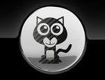 Adorable Panther Fuel Cap Car Sticker