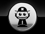Adorable Leprechaun Fuel Cap Car Sticker