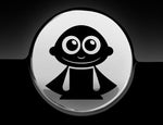 Adorable Superhero Fuel Cap Car Sticker