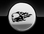 Flaming Skull Fuel Cap Cover Car Sticker