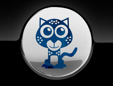 Adorable Cheetah Fuel Cap Car Sticker