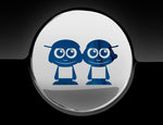 Adorable Boys Fuel Cap Car Sticker