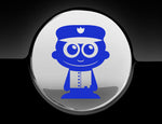 Adorable Policeman Fuel Cap Car Sticker