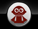 Adorable Superhero Fuel Cap Car Sticker