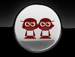 Adorable Boys Fuel Cap Car Sticker