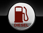 Diesel  Fuel Only Fuel Cap Cover Car Sticker