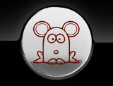 Funny Cartoon MouseFuel Cap Cover Car Sticker