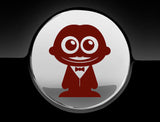 Adorable Waiter Fuel Cap Car Sticker