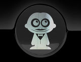 Adorable Waiter Fuel Cap Car Sticker