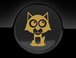 Adorable Wolf Fuel Cap Car Sticker