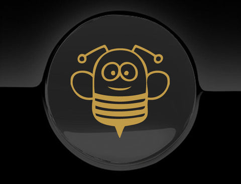 Funny Cartoon Bee Fuel Cap Cover Car Sticker