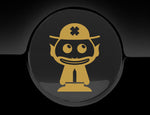 Adorable Leprechaun Fuel Cap Car Sticker