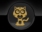 Adorable Tiger Fuel Cap Car Sticker
