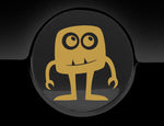 Adorable Monster Fuel Cap Car Sticker