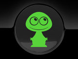 Adorable Alien Fuel Cap Car Sticker
