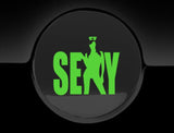 Sexy Nurse Fuel Cap Cover Car Sticker