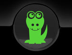 Adorable Alligator Fuel Cap Car Sticker