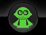 Adorable Superhero Fuel Cap Car Sticker