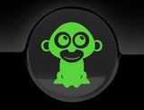 Adorable Monkey Fuel Cap Car Sticker