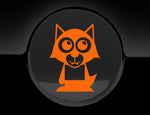 Adorable Werewolf Fuel Cap Car Sticker